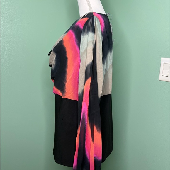 NWT Worthington Multicolor Cowl Neck Top XL - Picture 2 of 9